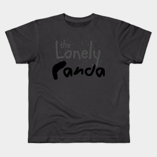 The lonely panda Kids T-Shirt